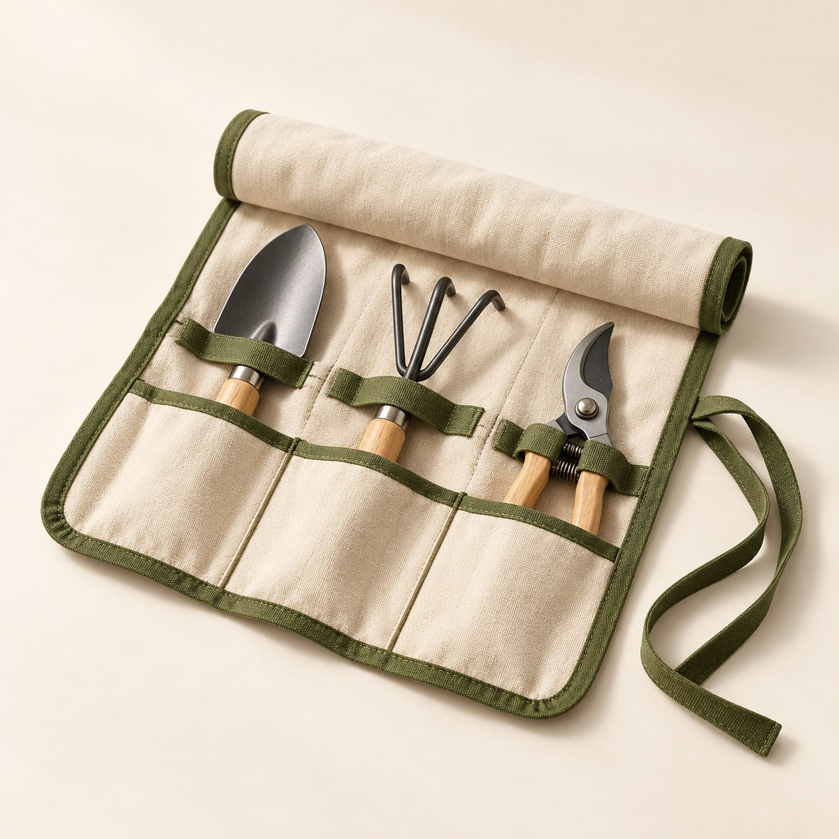 Cotton Garden Tool Roll — Product view