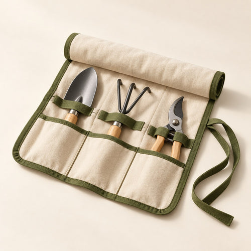 Cotton Garden Tool Roll — Product view