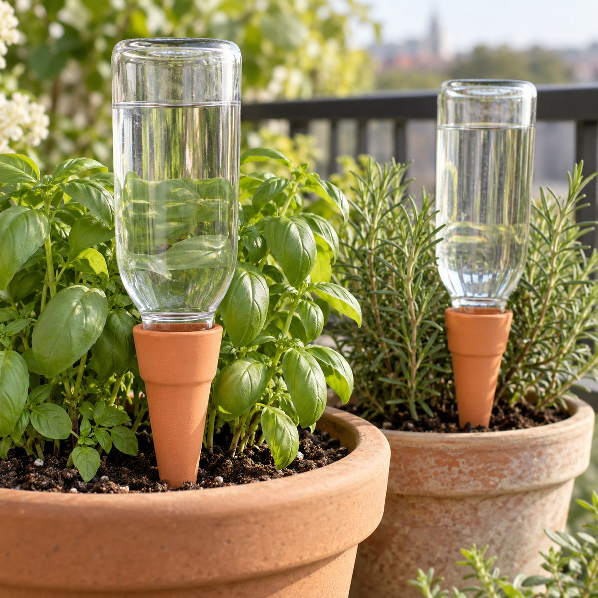 Terracotta Drip Irrigation Spikes — Detail view