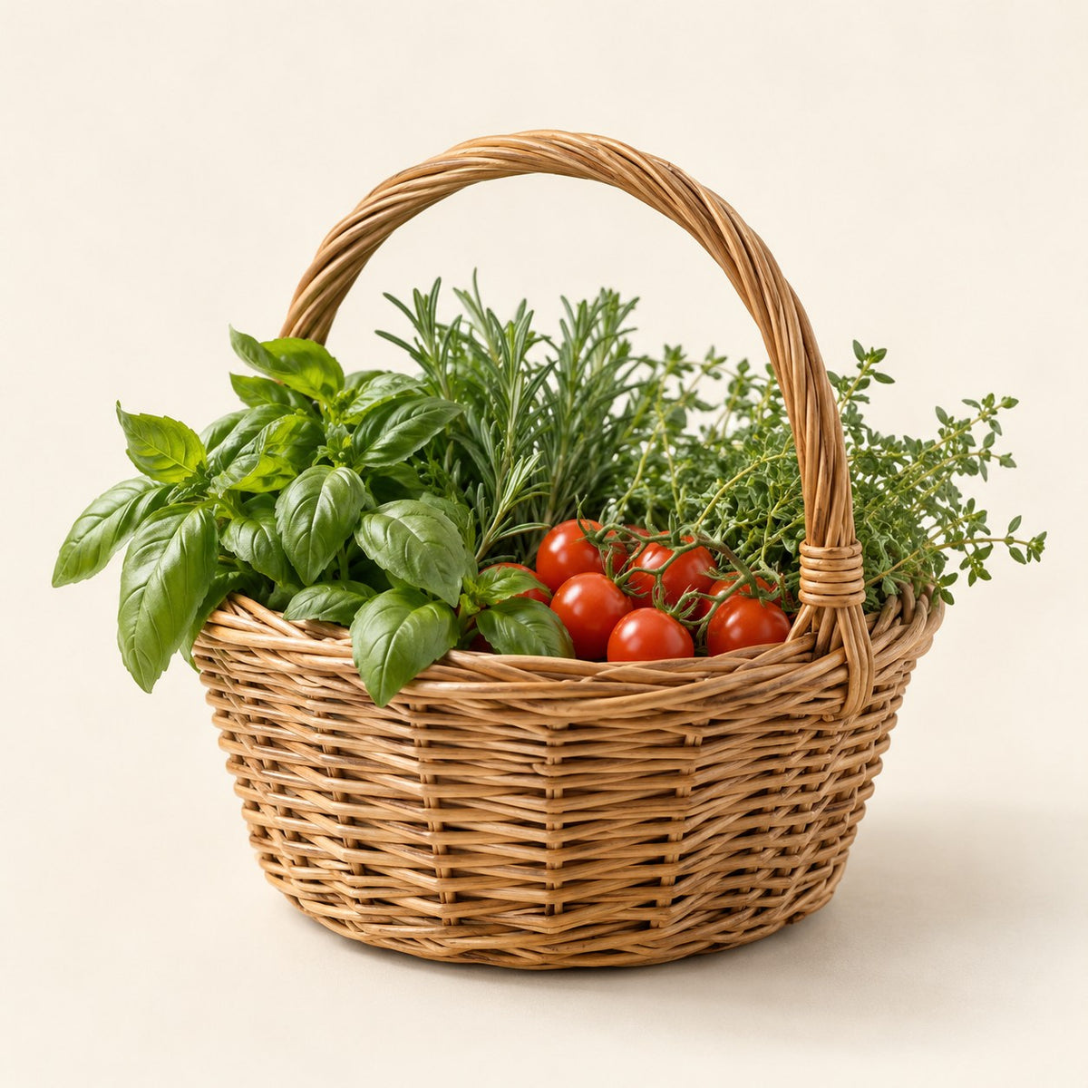Handwoven Garden Harvest Basket — Product view